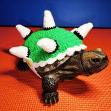Sweater for Turtle - Small Animal Sweater Warm Winter Knitted Handmade Sweater Apparel Accessory Halloween Party Cosplay Costume Photo Shoot for Pet Tortoise Turtle (XXLDinosaur C)