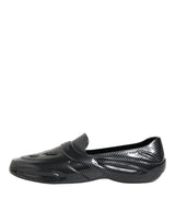 Dolce & Gabbana Black Rubber Slides Low Top Sneakers Shoes