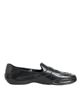 Dolce & Gabbana Black Rubber Slides Low Top Sneakers Shoes