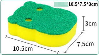 Thickened Kitchen Decontamination Sponge