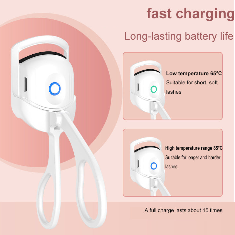 Upgraded Electric Eyelash Curler with Dual Temperature