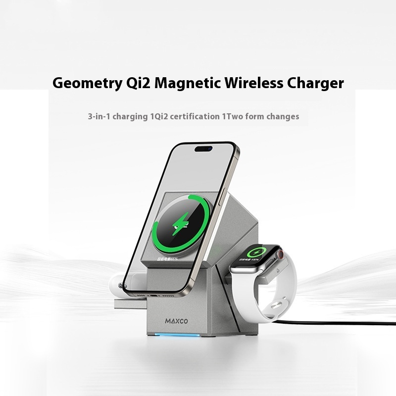 Qi2 3-in-1 Wireless Charging Station