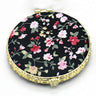 Retro Cloth Double-Fold Mini Makeup Mirror