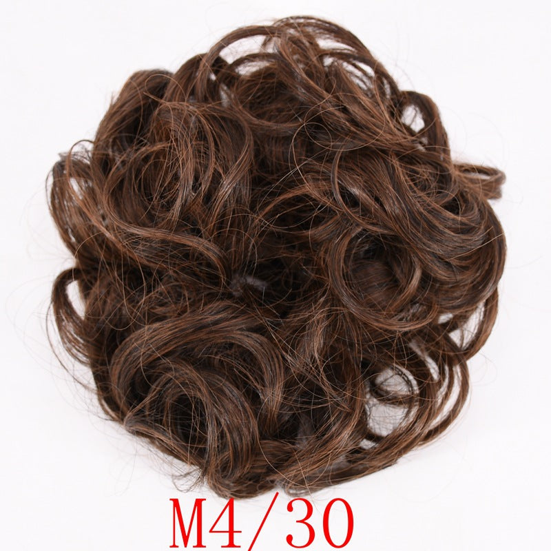 Rubber Band Hair Ring for Bud Hairstyles