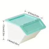 Two Tone Dustproof Cosmetic Storage Box for Makeup