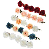 Bridal Floral Crown and Hair Accessory