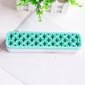 Cosmetic Organizer Box with Silicone Makeup Brush Holder