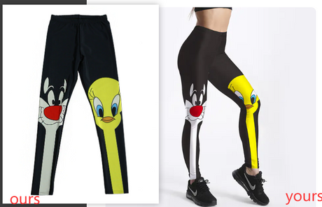Ladies' Printed Fitness Leggings