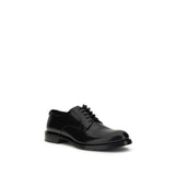 Dolce & Gabbana Black Calf Leather Bos Taurus Oxfords And Derbies