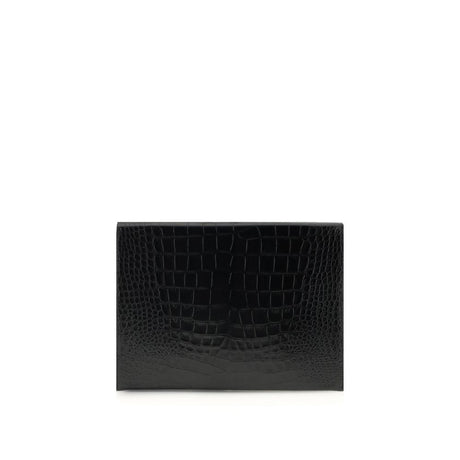 Tom Ford Black Leather Clutch Bag
