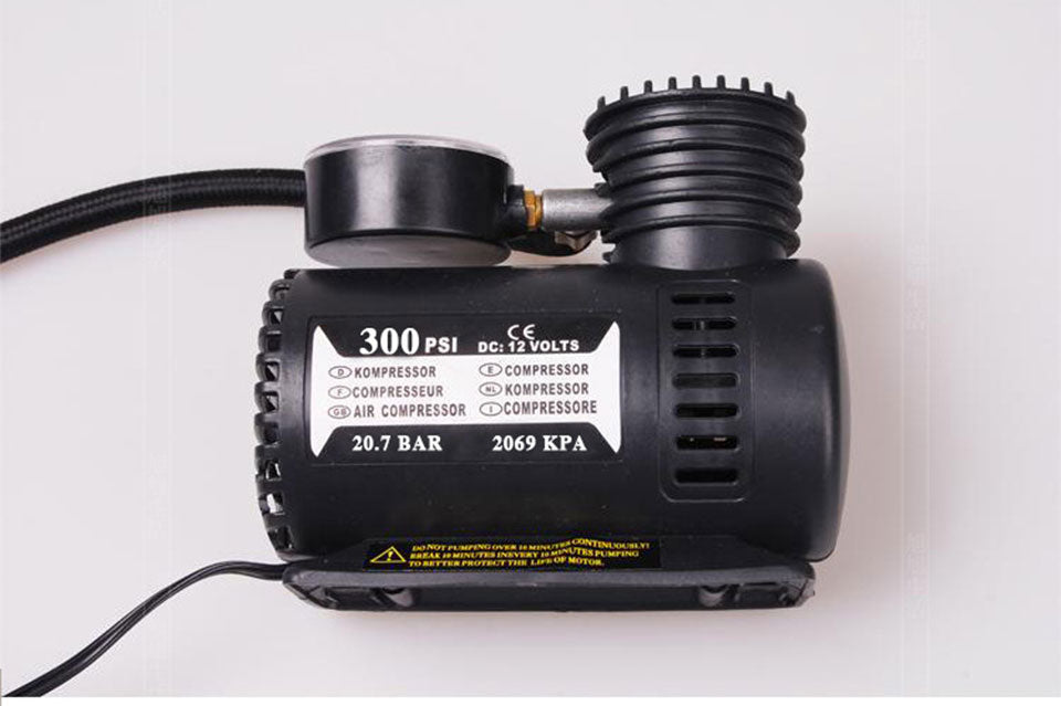 12V Car Air Pump - Portable Inflator for Vehicles
