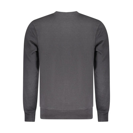 North Sails Black Cotton Men Sweatshirt