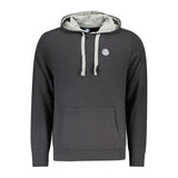 North Sails Black Cotton Men Sweatshirt