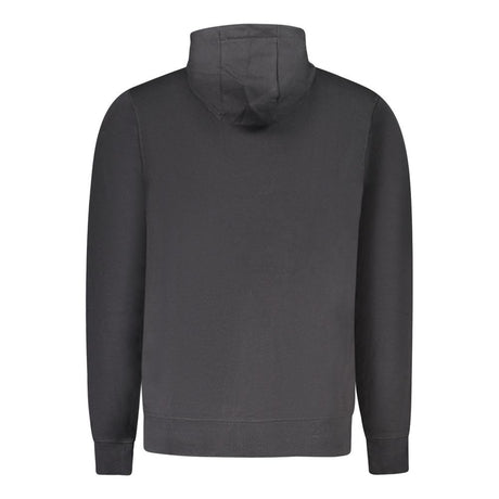 North Sails Black Cotton Men Sweatshirt