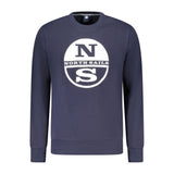 North Sails Blue Cotton Men's Sweatshirt