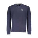 North Sails Blue Cotton Men's Sweatshirt