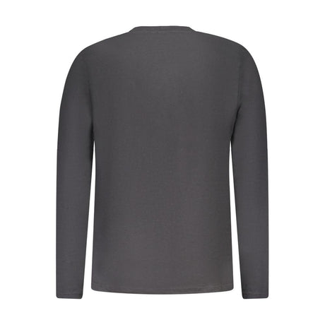 North Sails Black Cotton Men T-Shirt