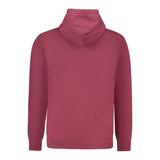 Tommy Hilfiger Red Cotton Men's Sweatshirt with Hood