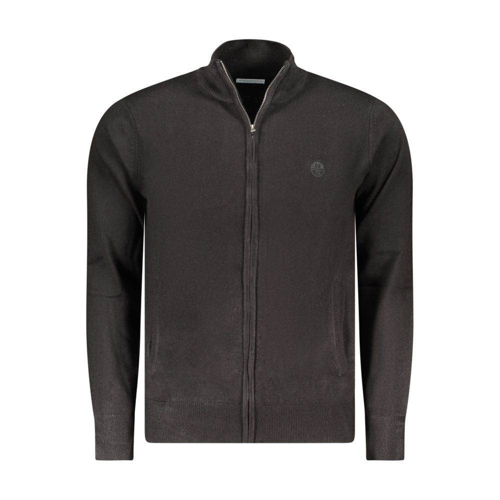 North Sails Black Acrylic Men's Cardigan