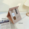 Cute Folding Makeup Mirror - Heart Desktop Design