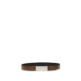 Margiela Brown Leather Regular Belt
