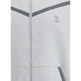 Brunello Cucinelli Gray Cotton Sweatshirt