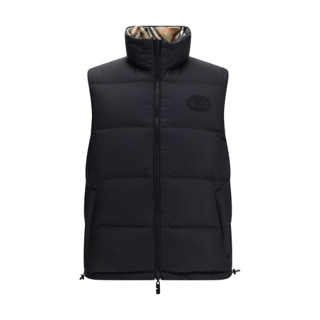 Burberry Black Polyester Sleveless Jacket
