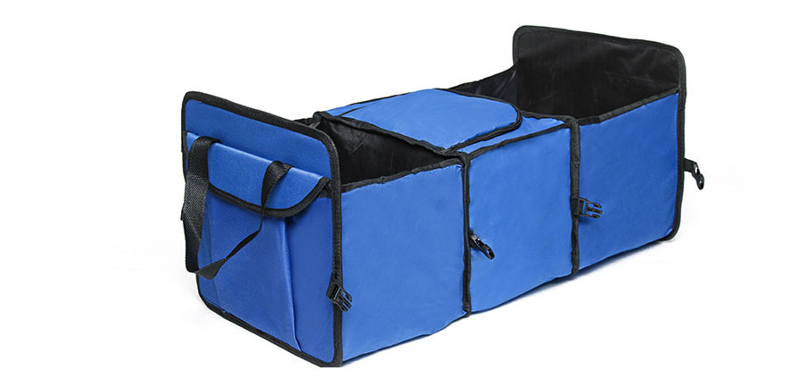 Car Folding Storage Box with Insulated Cooler Bag