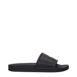 Marcelo Burlon Black Cotton Slippers