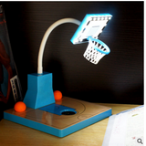 Creative Basketball USB Touch Table Lamp and Clock