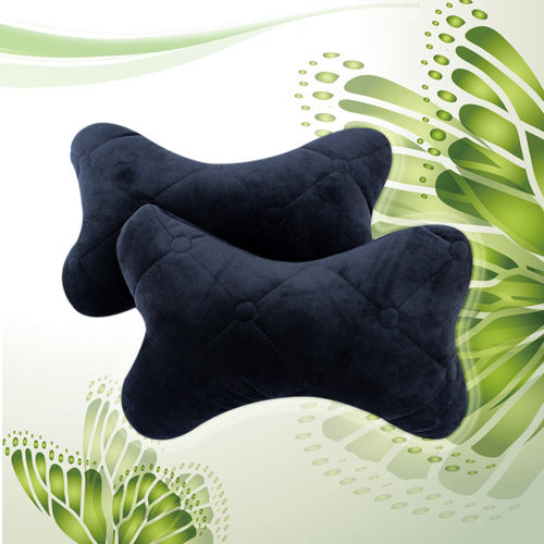 Car Headrest Neck Pillow Winter Plush Side Support