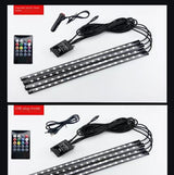 LED Car Interior Atmosphere Light Music Rhythm Strip