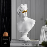 Nordic Luxury Apollo Gold Eye Resin Home Decor Piece
