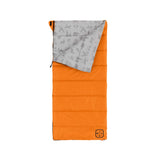 CORE Youth Indoor/Outdoor Sleeping Bag - Great for Kids Boys Girls - Ultralight and Compact Perfect for Backpacking Hiking Camping and Sleepovers (Orange)