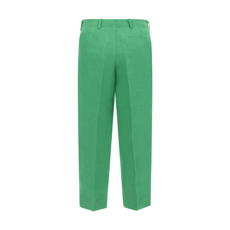 Max Mara Bicolor Linen Casual Pants