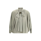 Max Mara Bicolor Silk Blouse