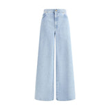 Max Mara Light Blue Cotton Jeans Denim