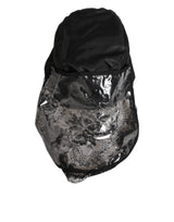 Dolce & Gabbana Black PVC Wide Brim Men Bucket Capello Hat