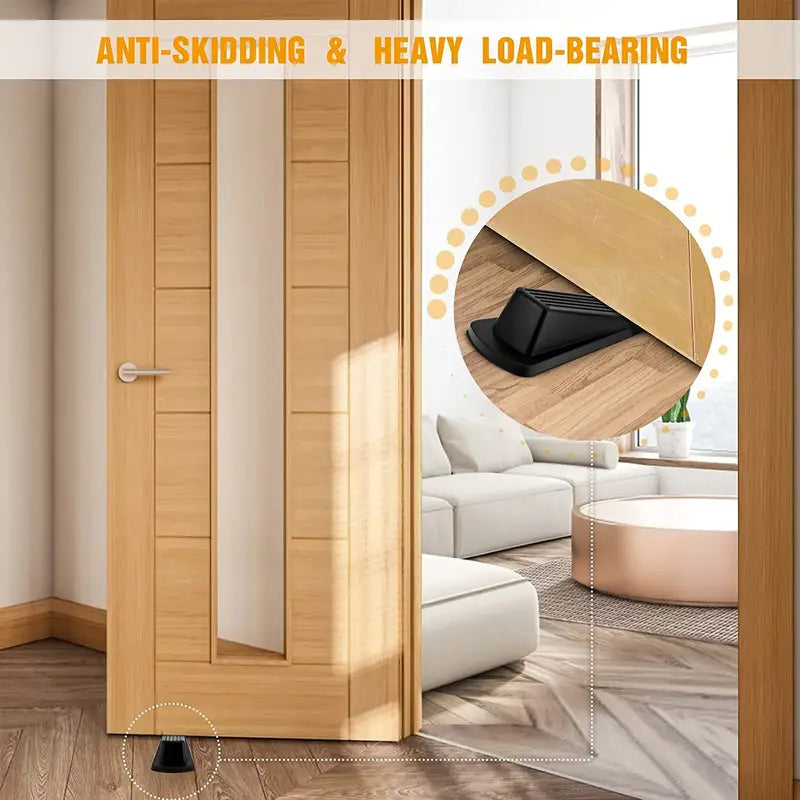 Heavy Duty Rubber Door Stopper for Home & Office