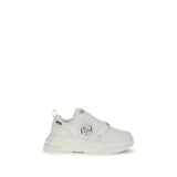 Philipp Plein White Polyester Athletic Sneakers