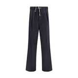 Margiela Gray Wool Casual Pants