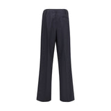 Margiela Gray Wool Casual Pants