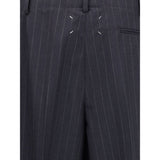 Margiela Gray Wool Casual Pants