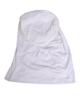 Dolce & Gabbana White Cotton DG Logo Plaque Baseball Balaclava Hat