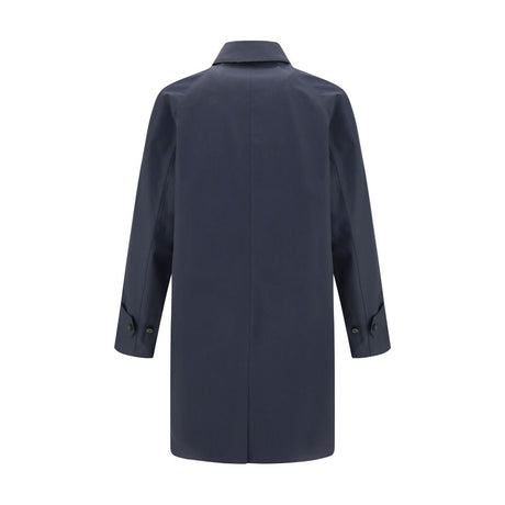 Burberry Blue Cotton Coat