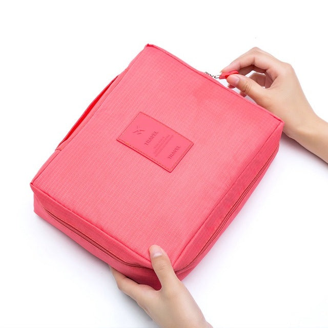 Multifunctional Waterproof Makeup Organizer Bag for Women