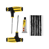 Car and Motorcycle Tire Repair Tool Kit with Glue