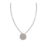 MM6 Silver Brass Necklace