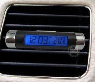 LCD Digital Clock with Temperature for Car Interior