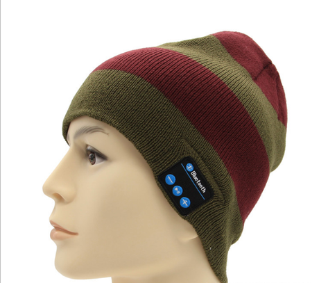 Outdoor Bluetooth Beanie with Knitted Design